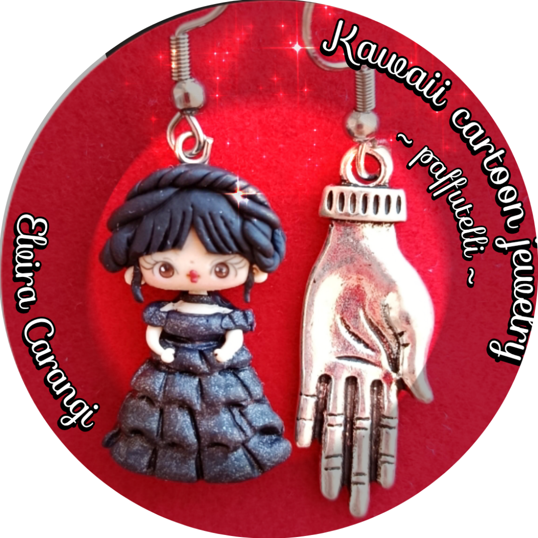 Kawaii cartoon jewelry - paffutelli (chibi)