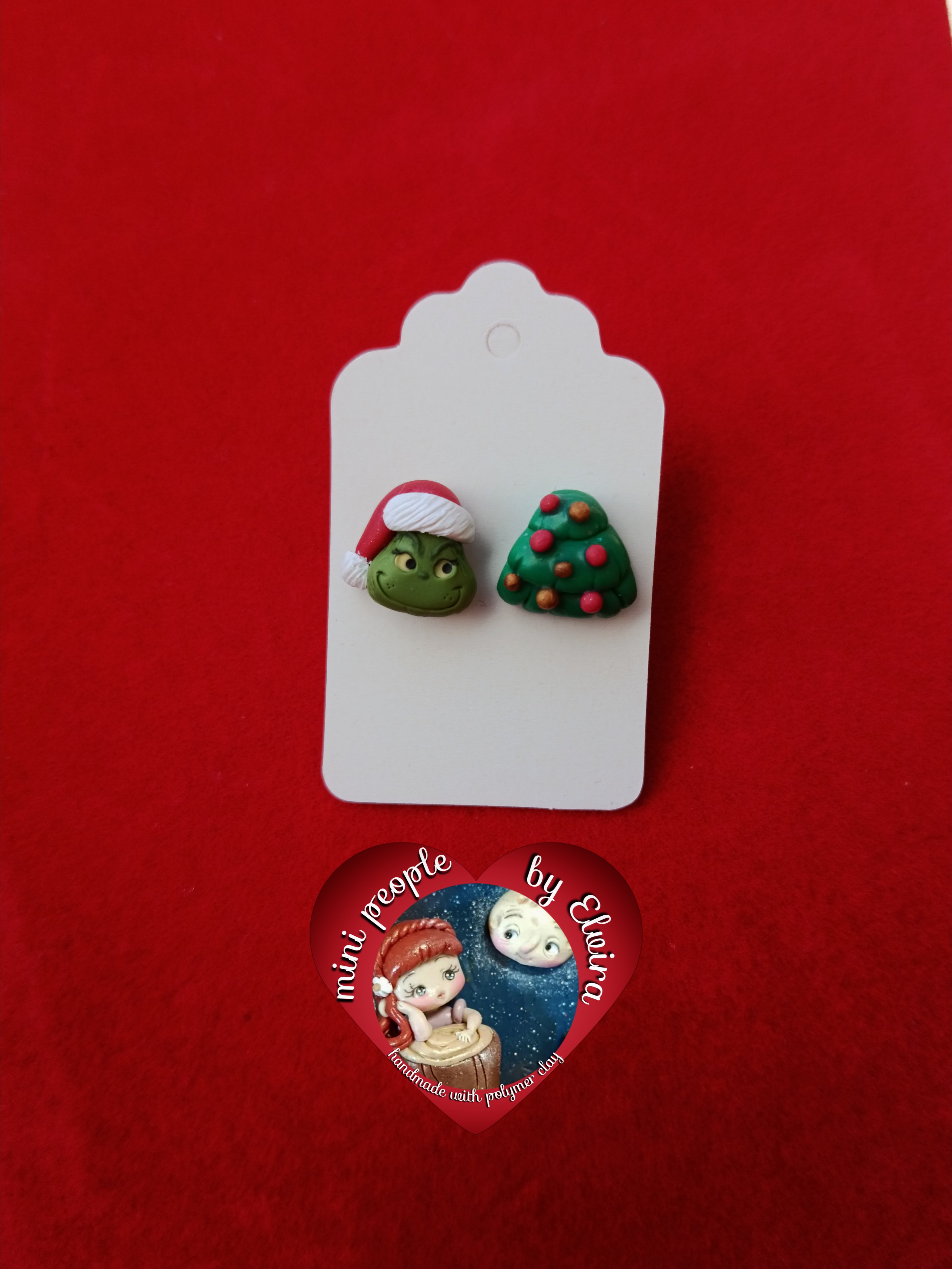 Orecchini Grinch natale grinchmas