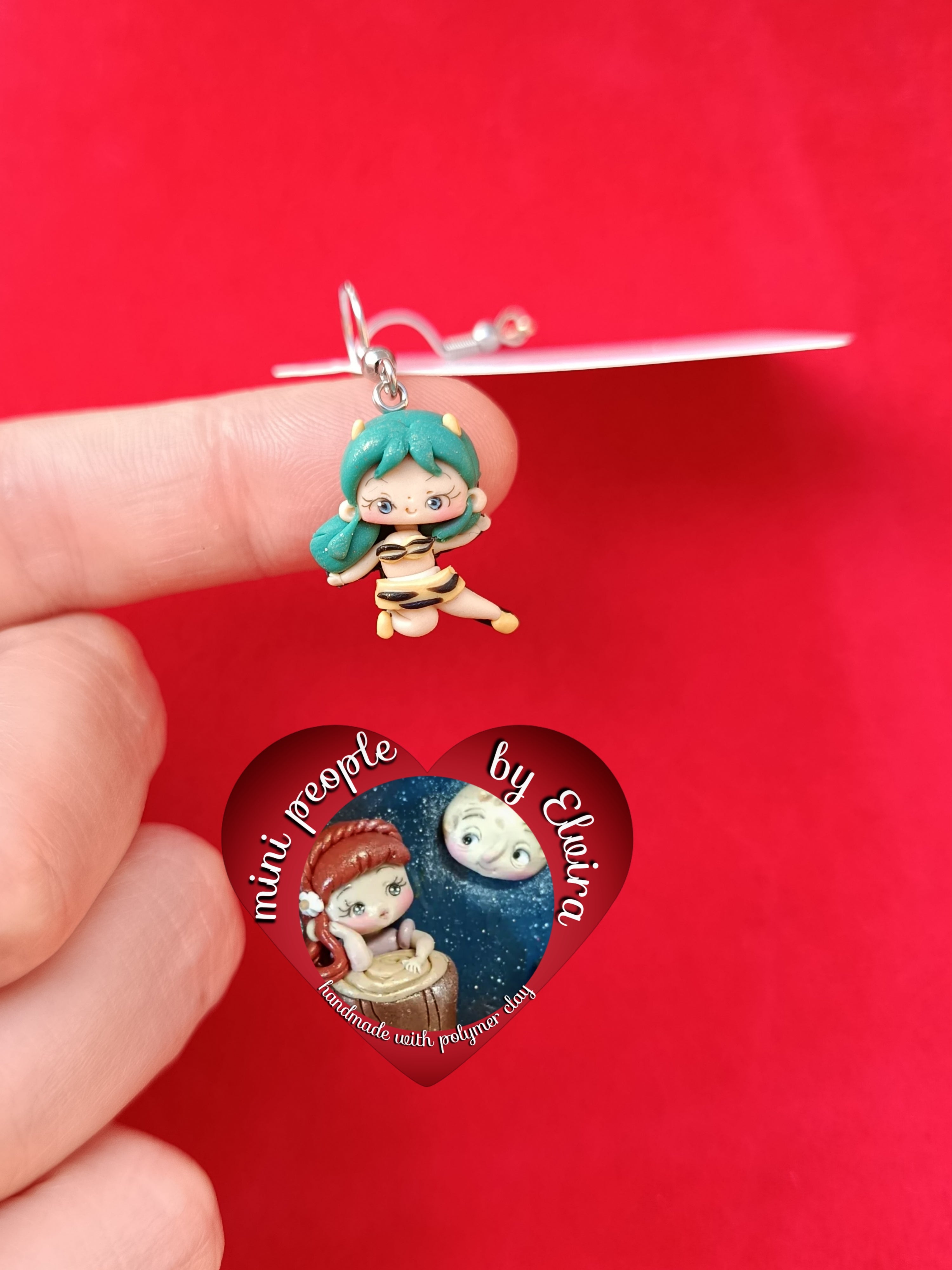 Orecchini Lamù, Urusei Yatsura, cartoni animati vintage