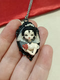 Collana sposa fantasma Lucia cammeo