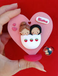 Cuornicetta Nana Hachi, Heart shaped frame