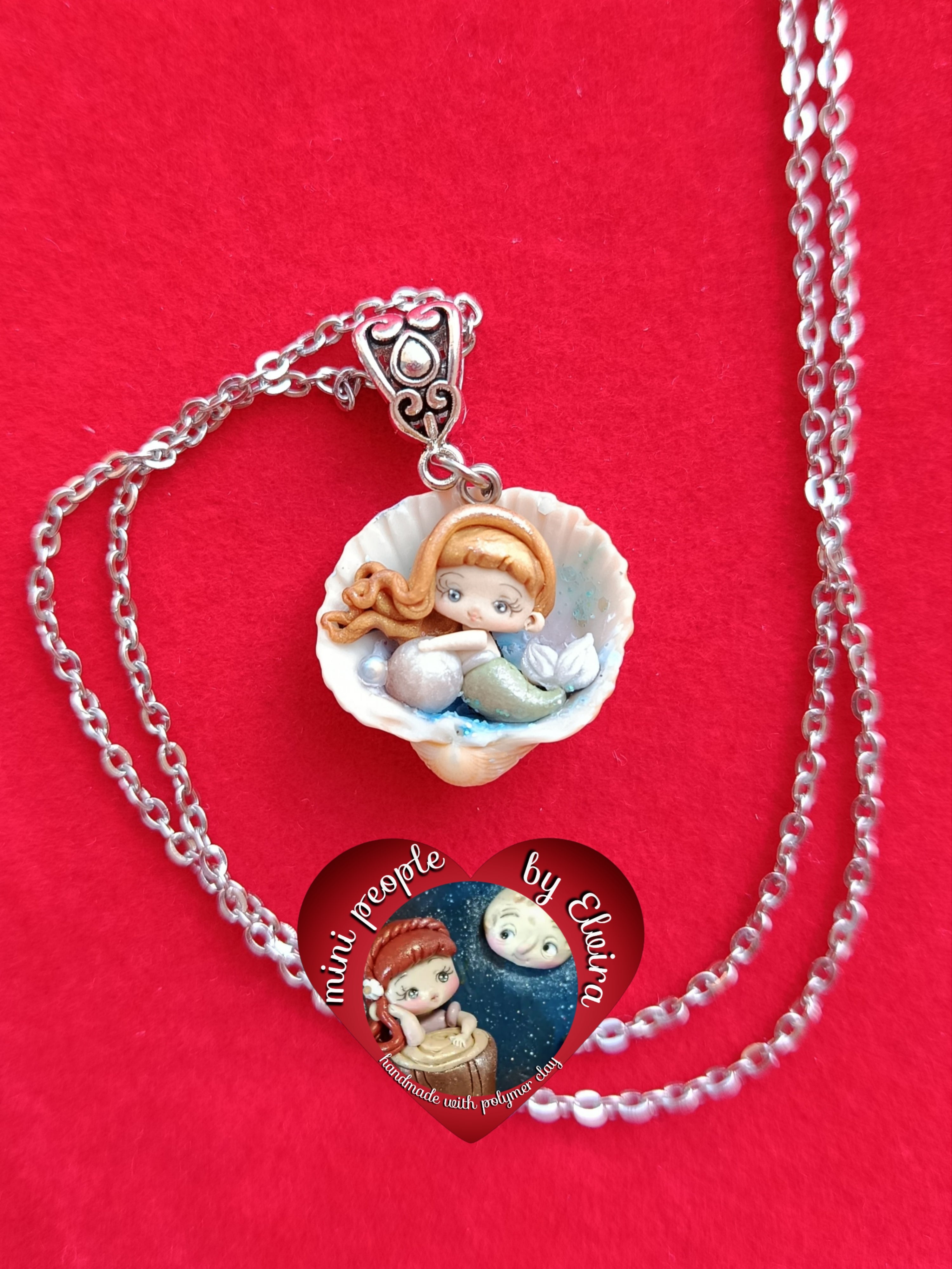 Collana sirena in conchiglia
