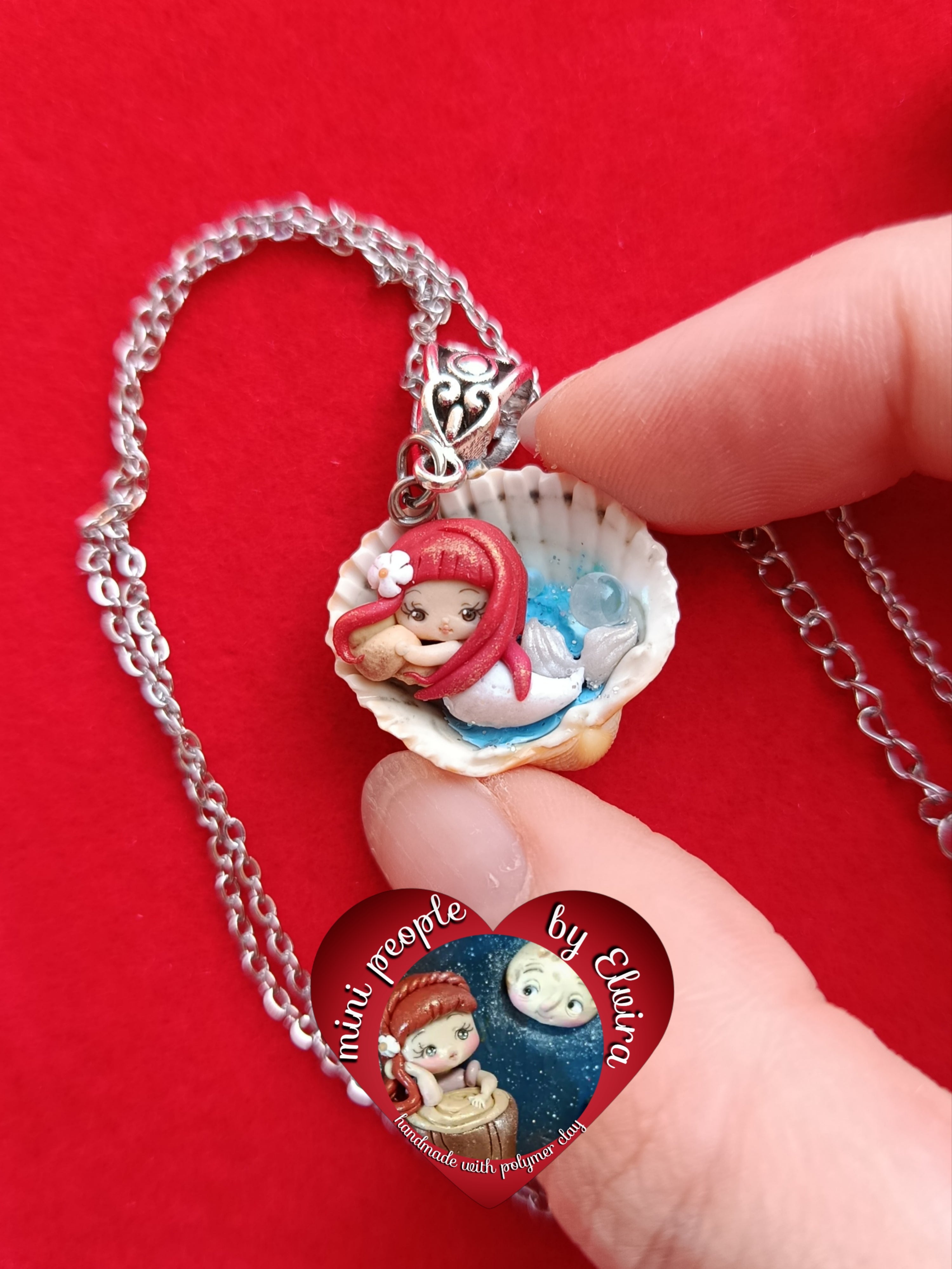Collana sirena in conchiglia