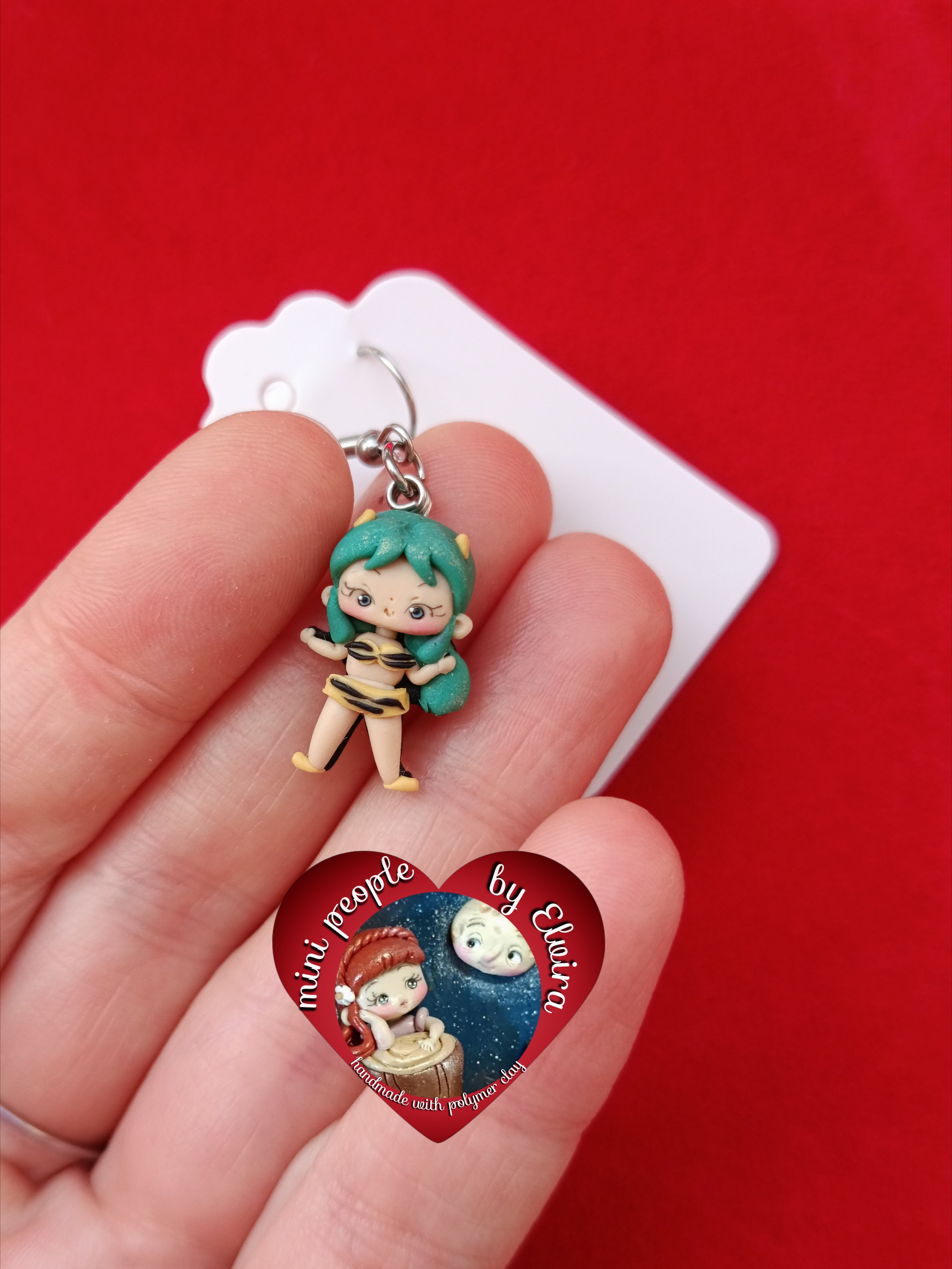 Orecchini Lamù, Urusei Yatsura, cartoni animati vintage