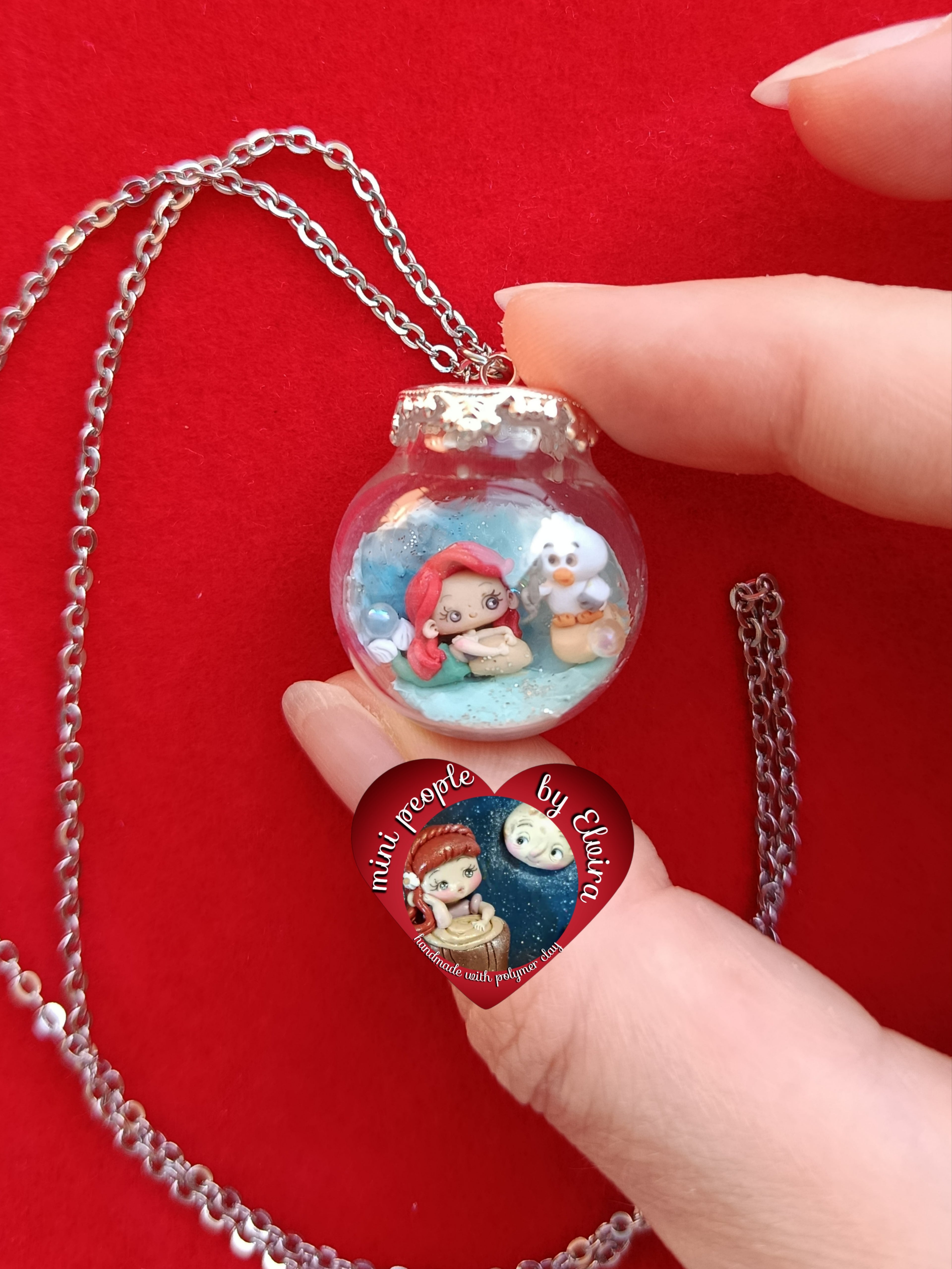 Collana ampolla Ariel e scuttle