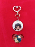 Portachiavi Keychain Bag charm Michael, Black or white