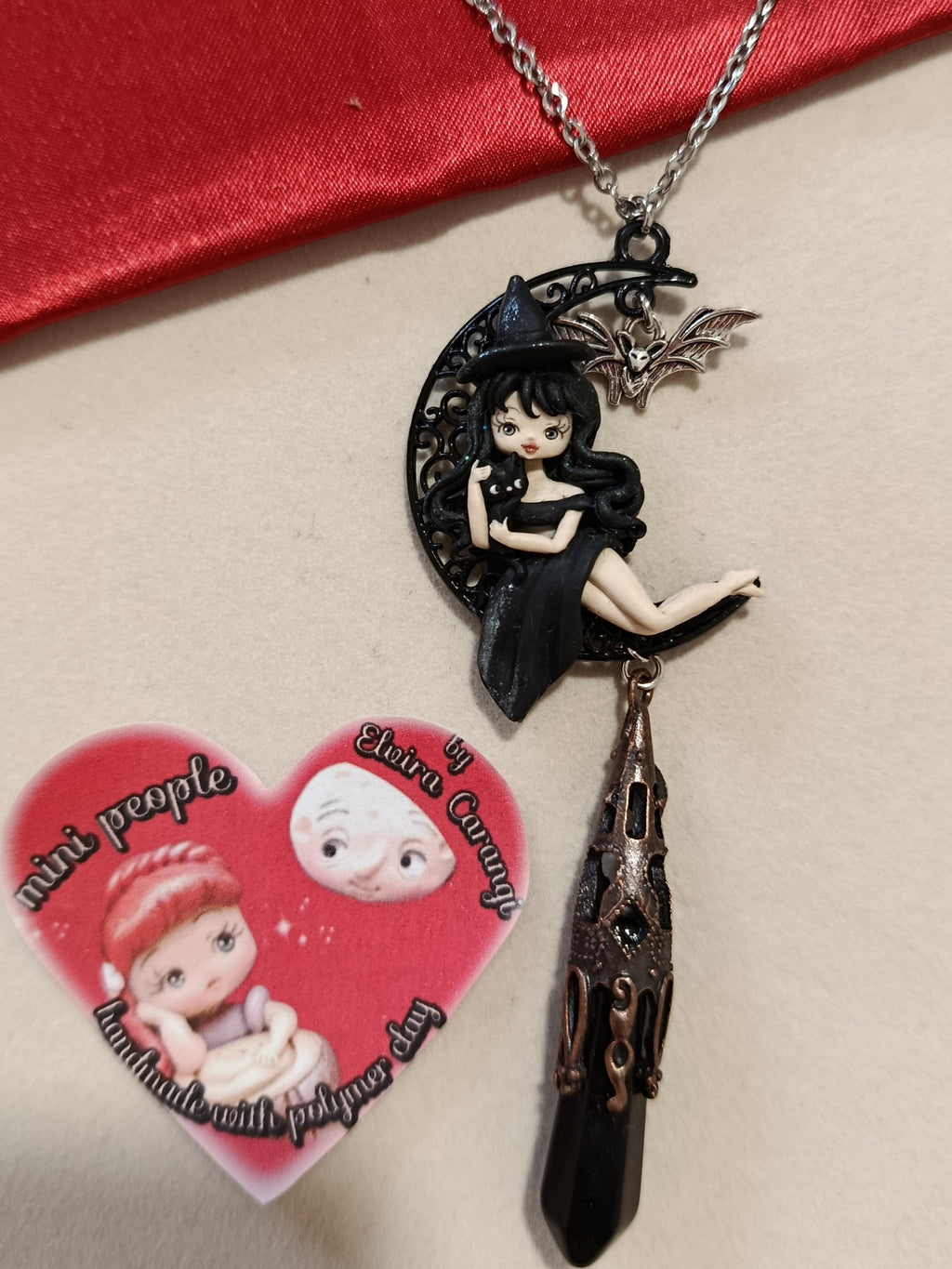 Collana Strega Drusilla e ossidiana