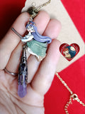 Collana Strega Viola e ametista
