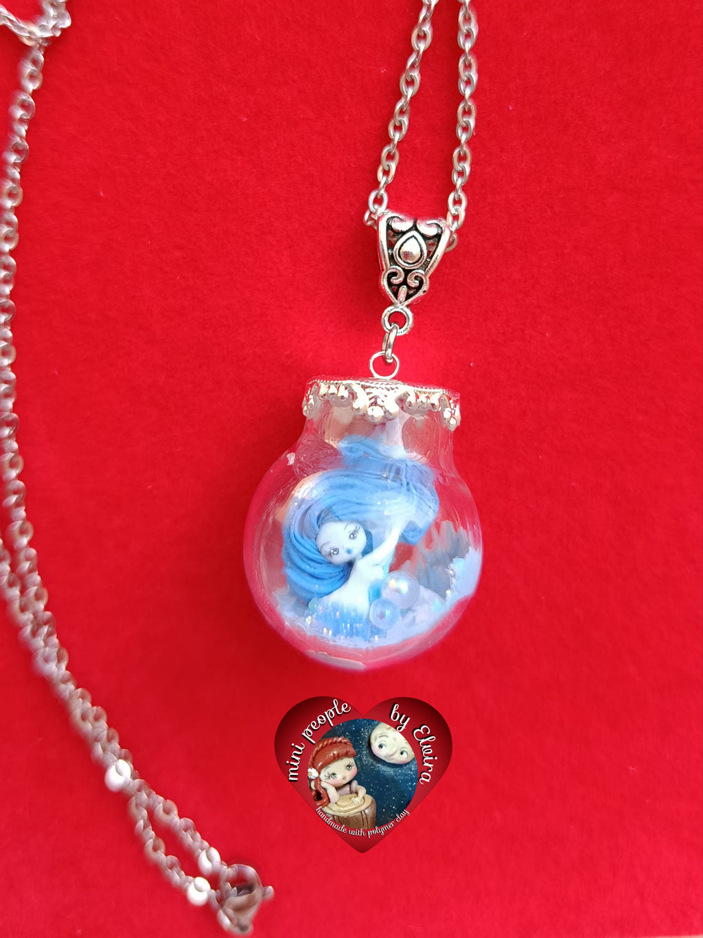 Collana ondina in ampolla