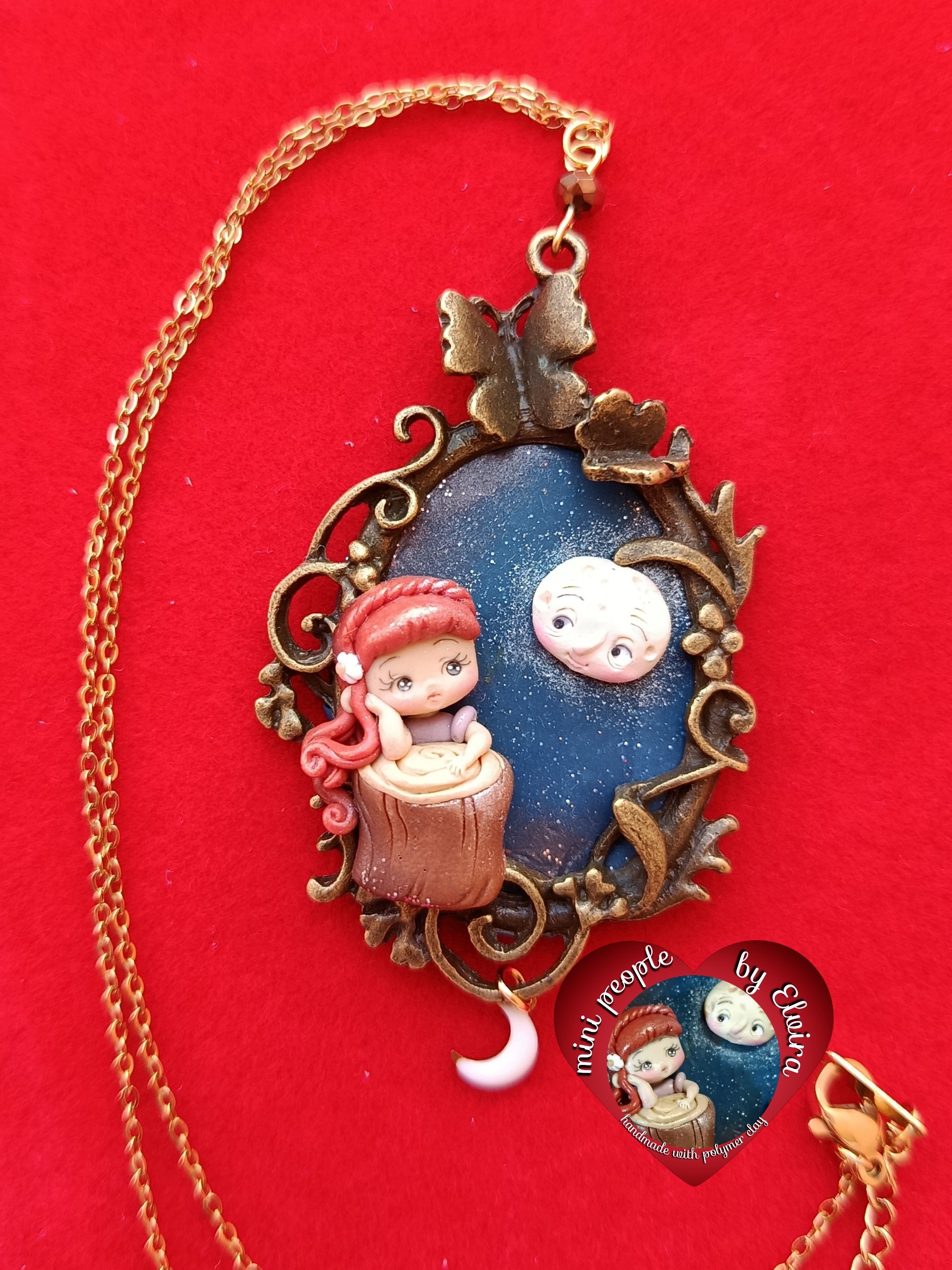 Collana baby and moon