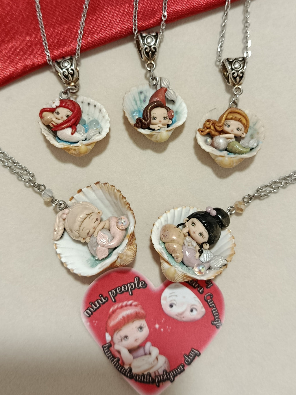 Collana sirena in conchiglia