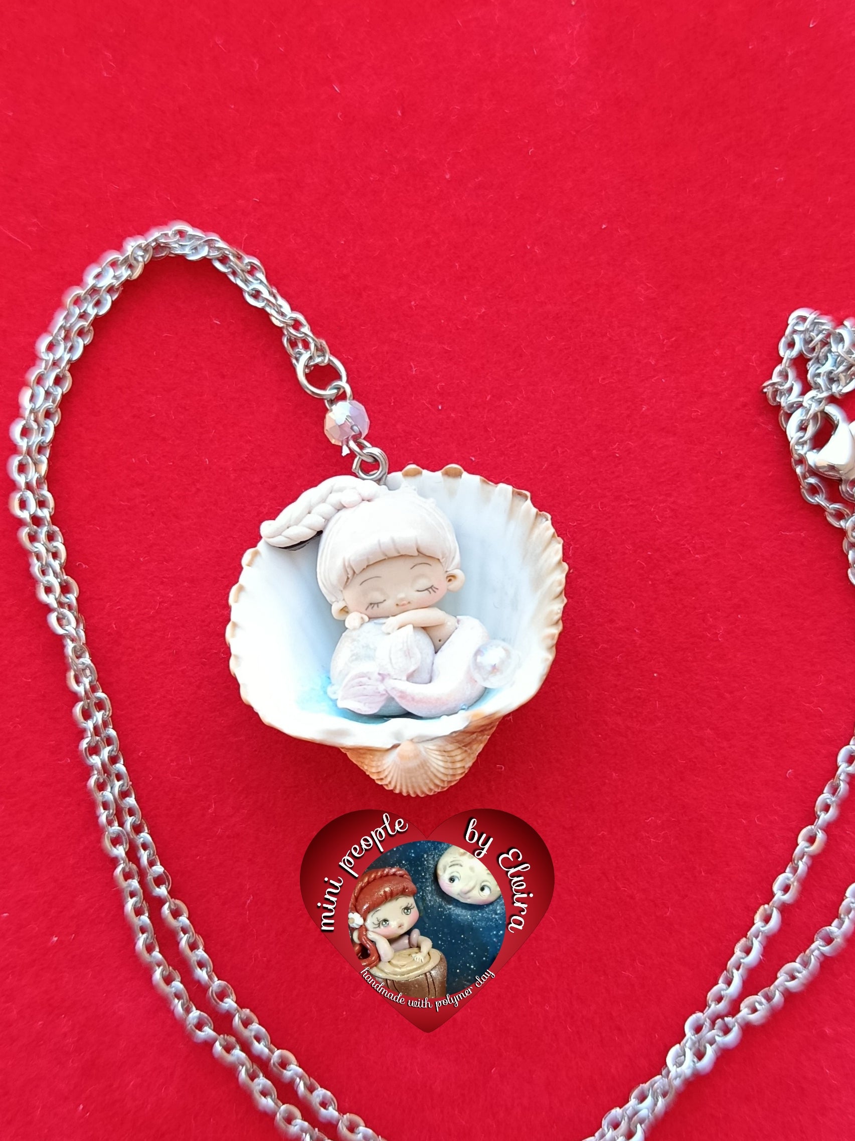 Collana sirena in conchiglia
