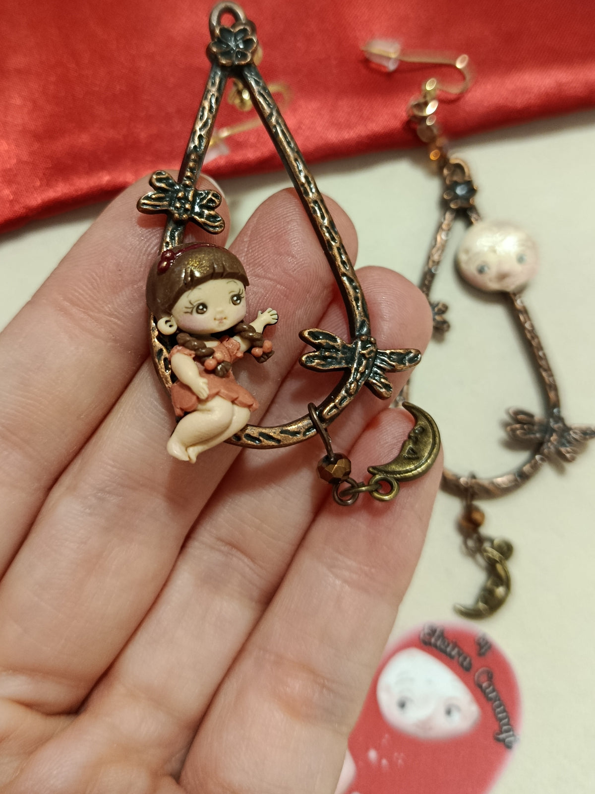 Orecchini baby and moon