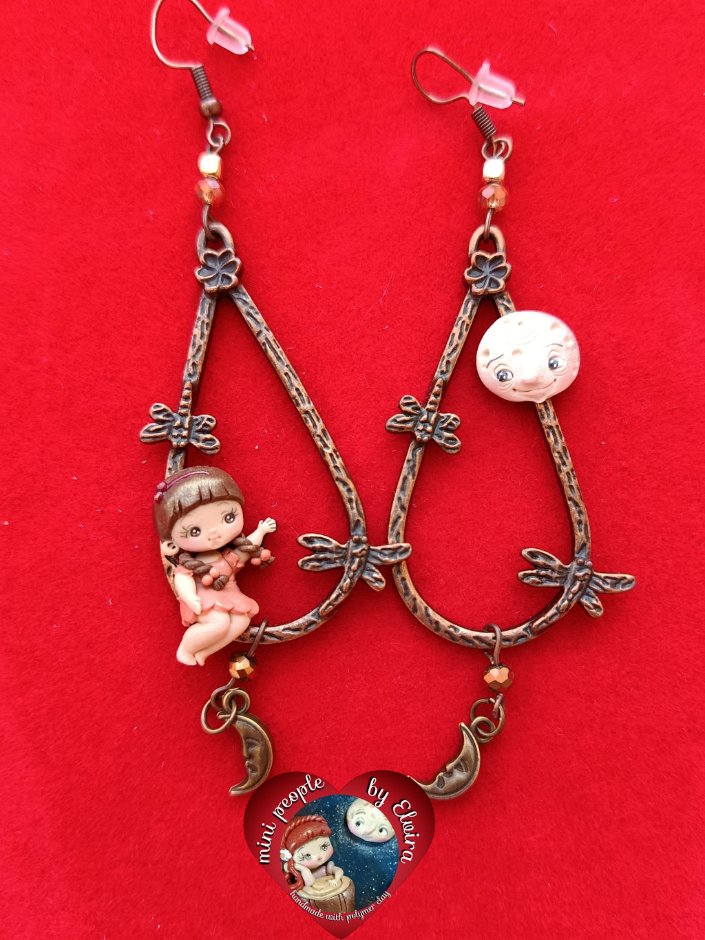 Orecchini baby and moon