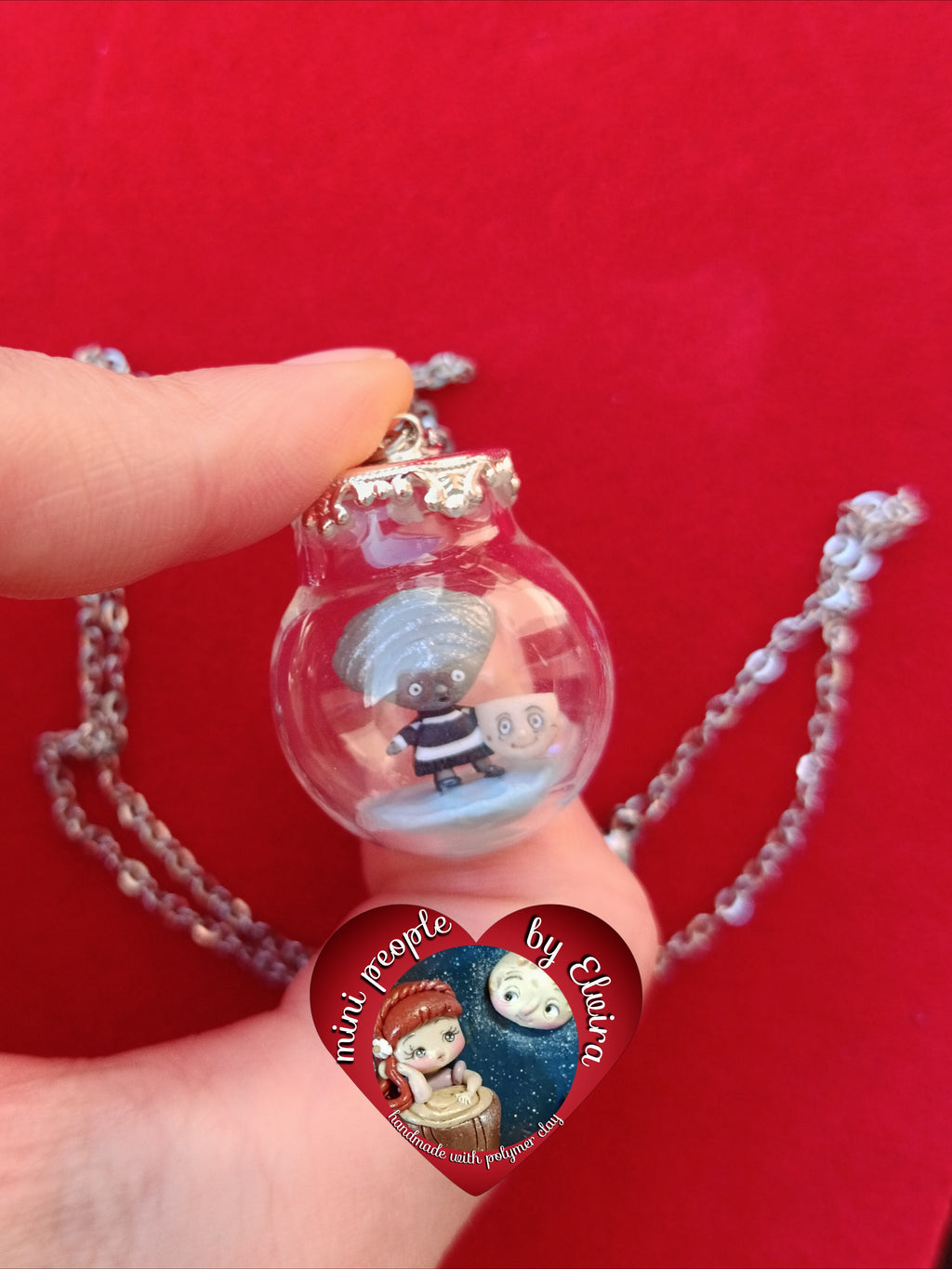 Collana ampolla Bambino ostrica