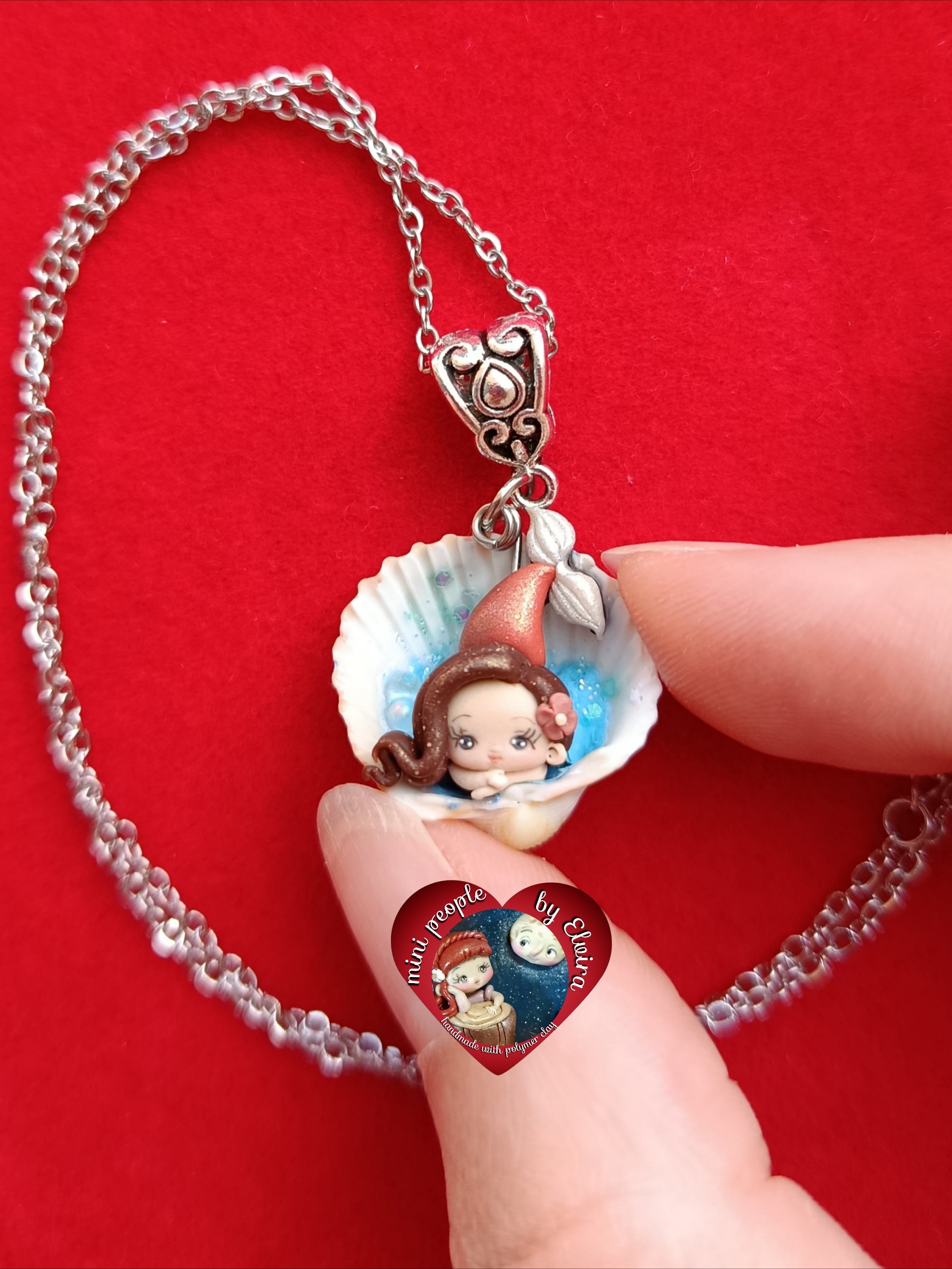 Collana sirena in conchiglia