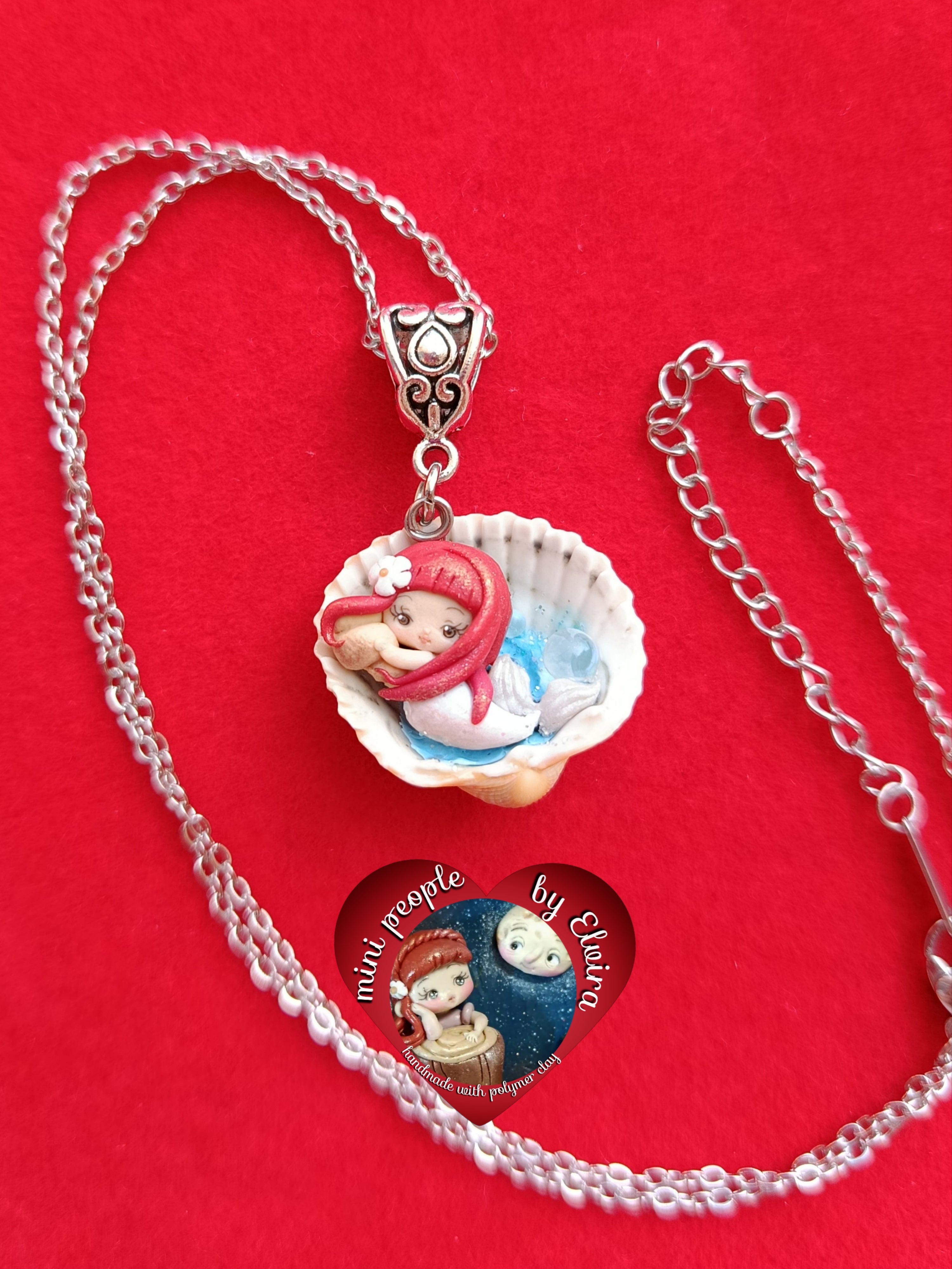 Collana sirena in conchiglia