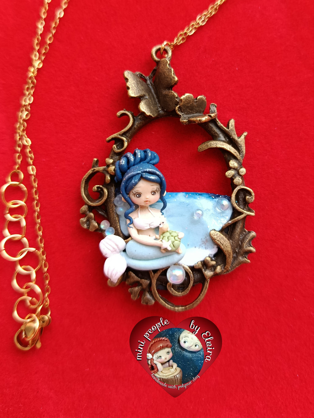 Collana sirena che cura tartaruga