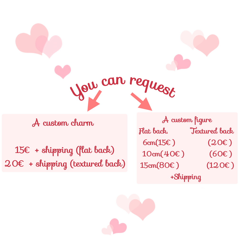 Ciondolo - charm personalizzato, custom, Paffutello, chibi
