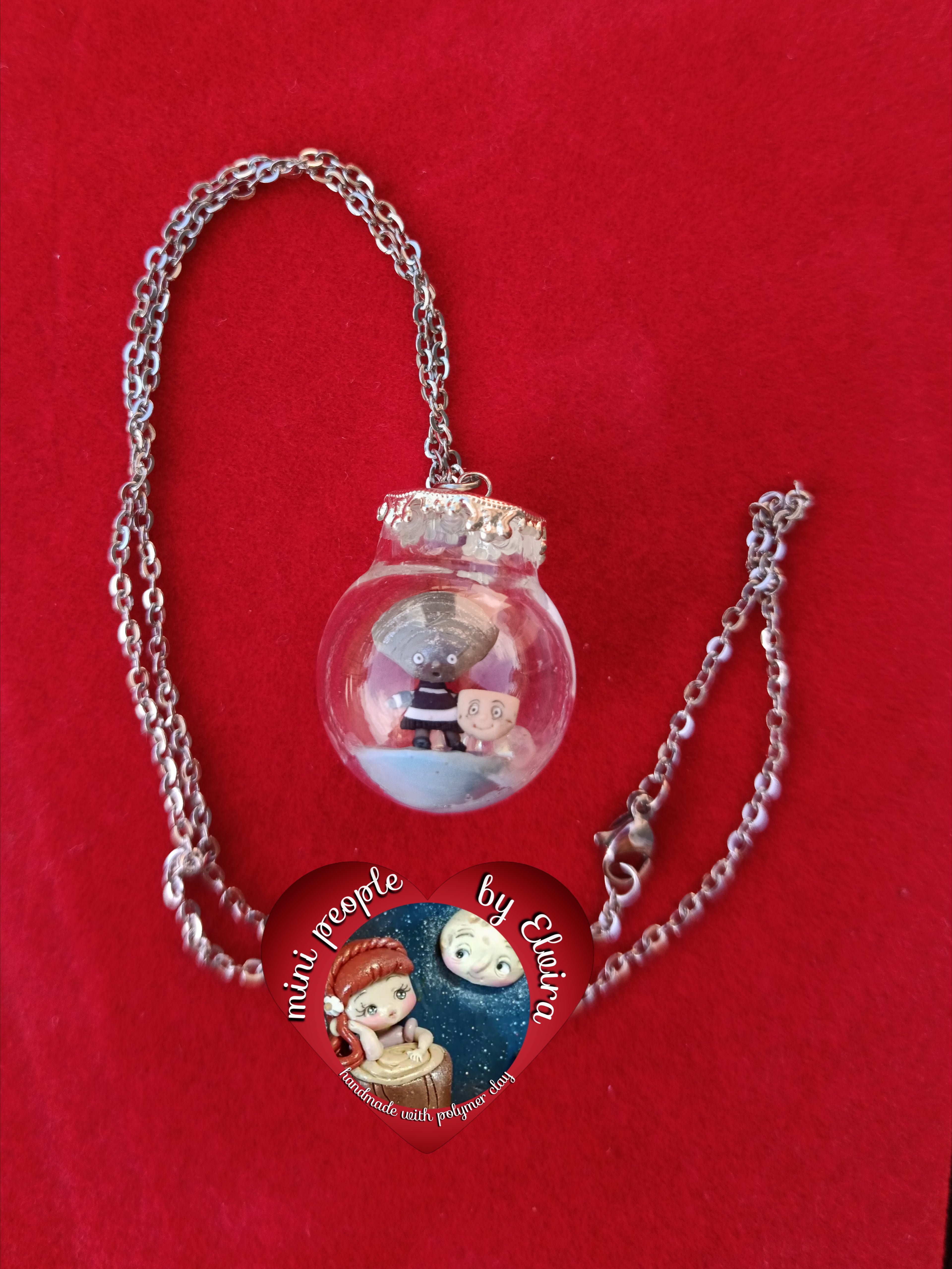 Collana ampolla Bambino ostrica