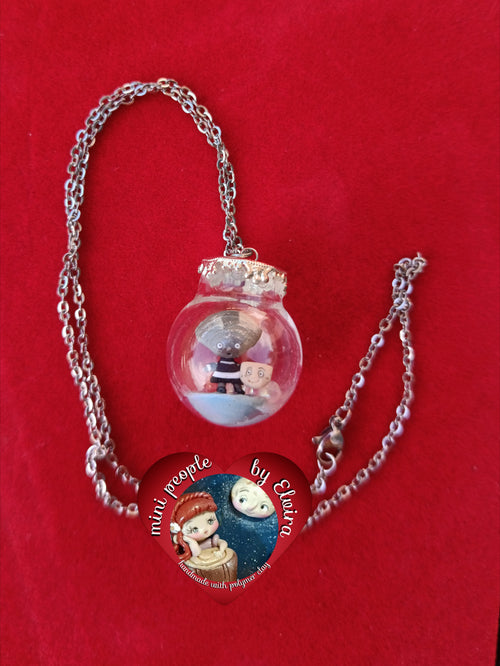 Collana ampolla Bambino ostrica