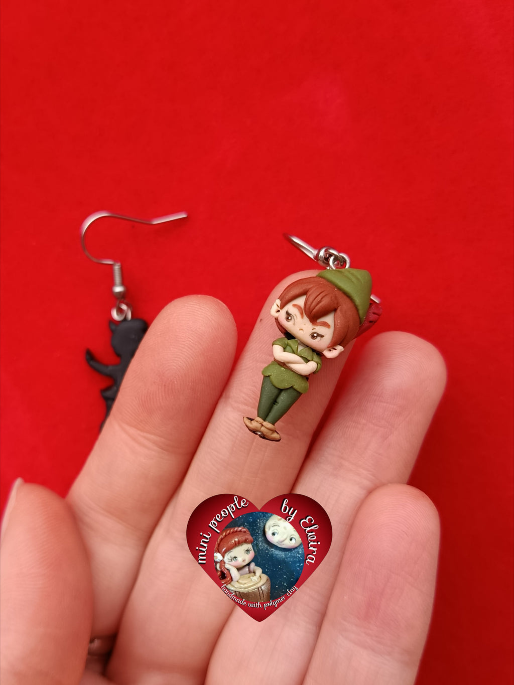 Orecchini Peter pan e ombra