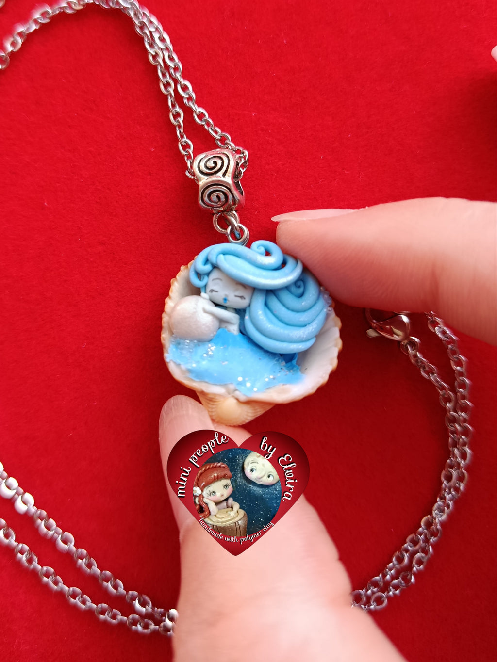 Collana ondina in conchiglia