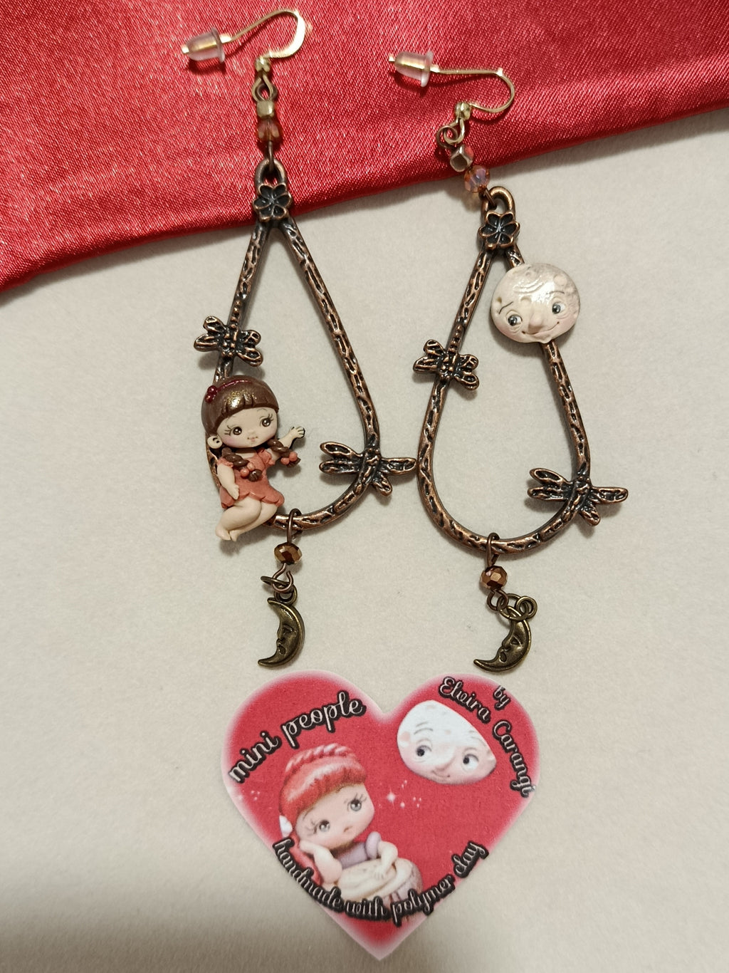 Orecchini baby and moon