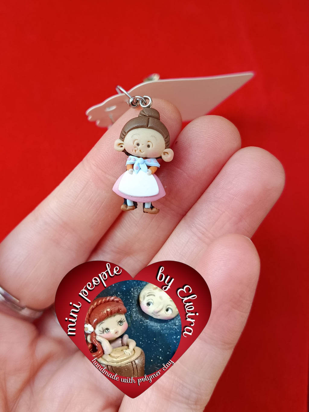 Orecchini Mrs Pepperpot, Signora Minù, cartoni animati vintage