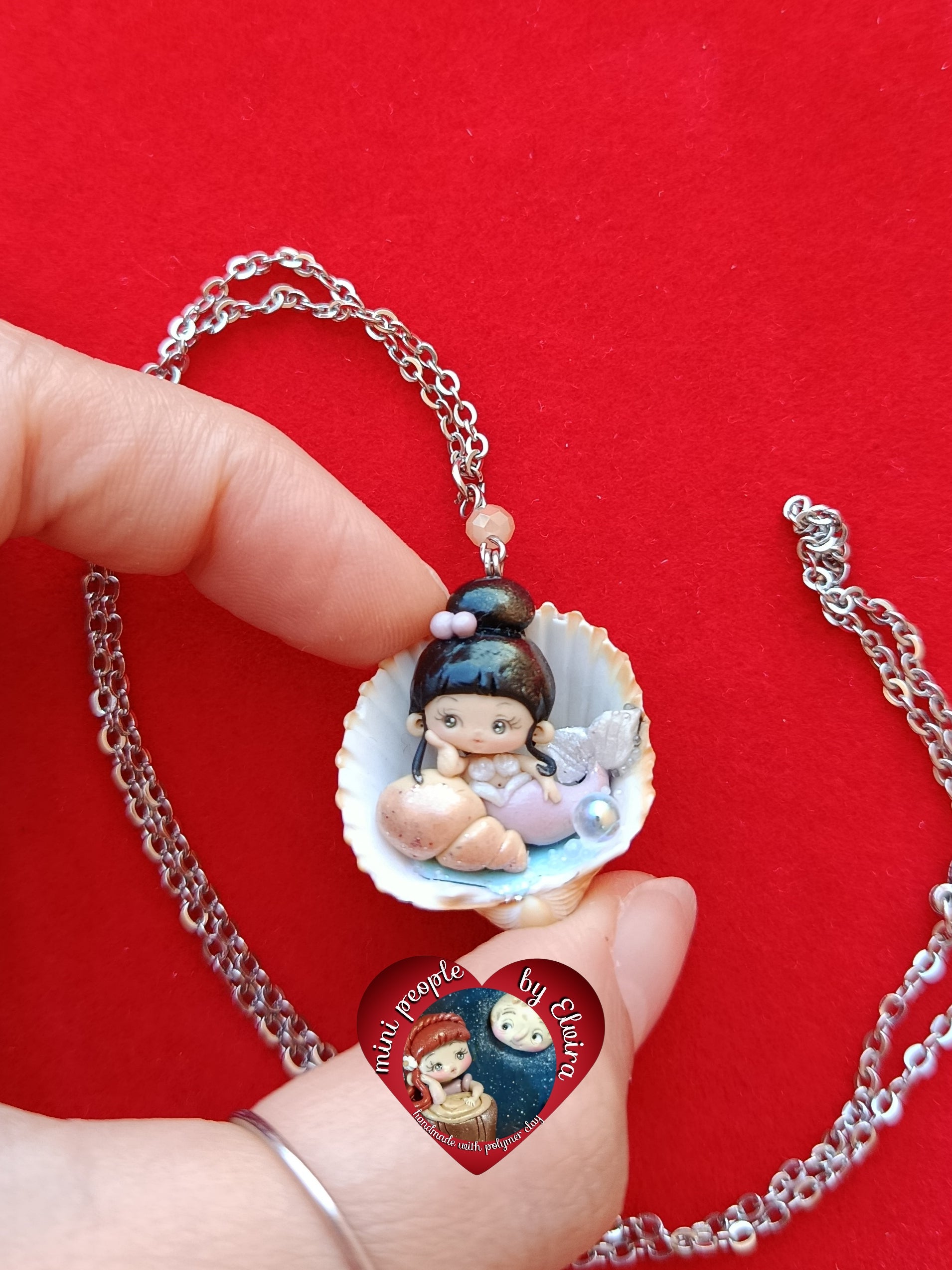 Collana sirena in conchiglia