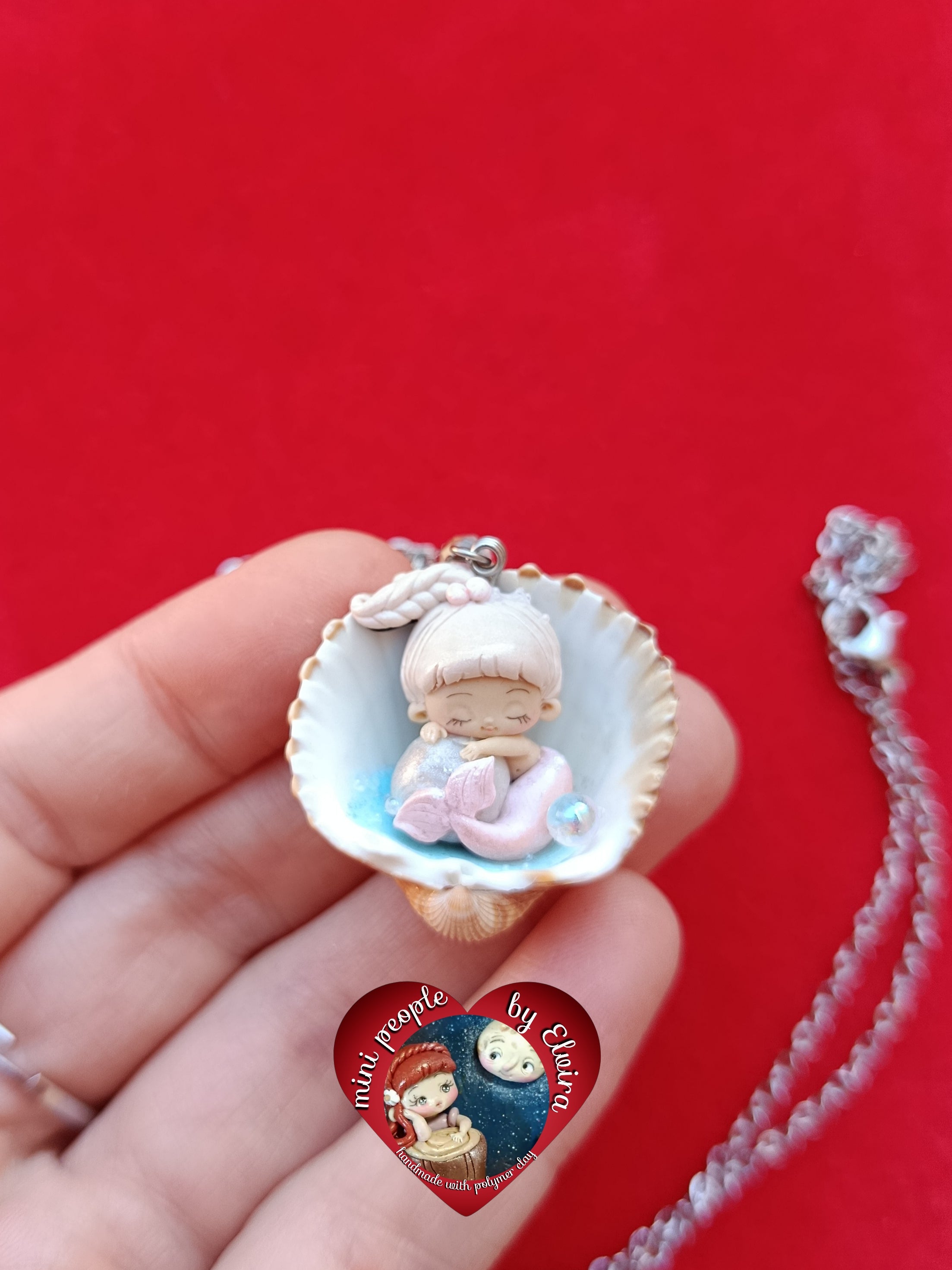 Collana sirena in conchiglia