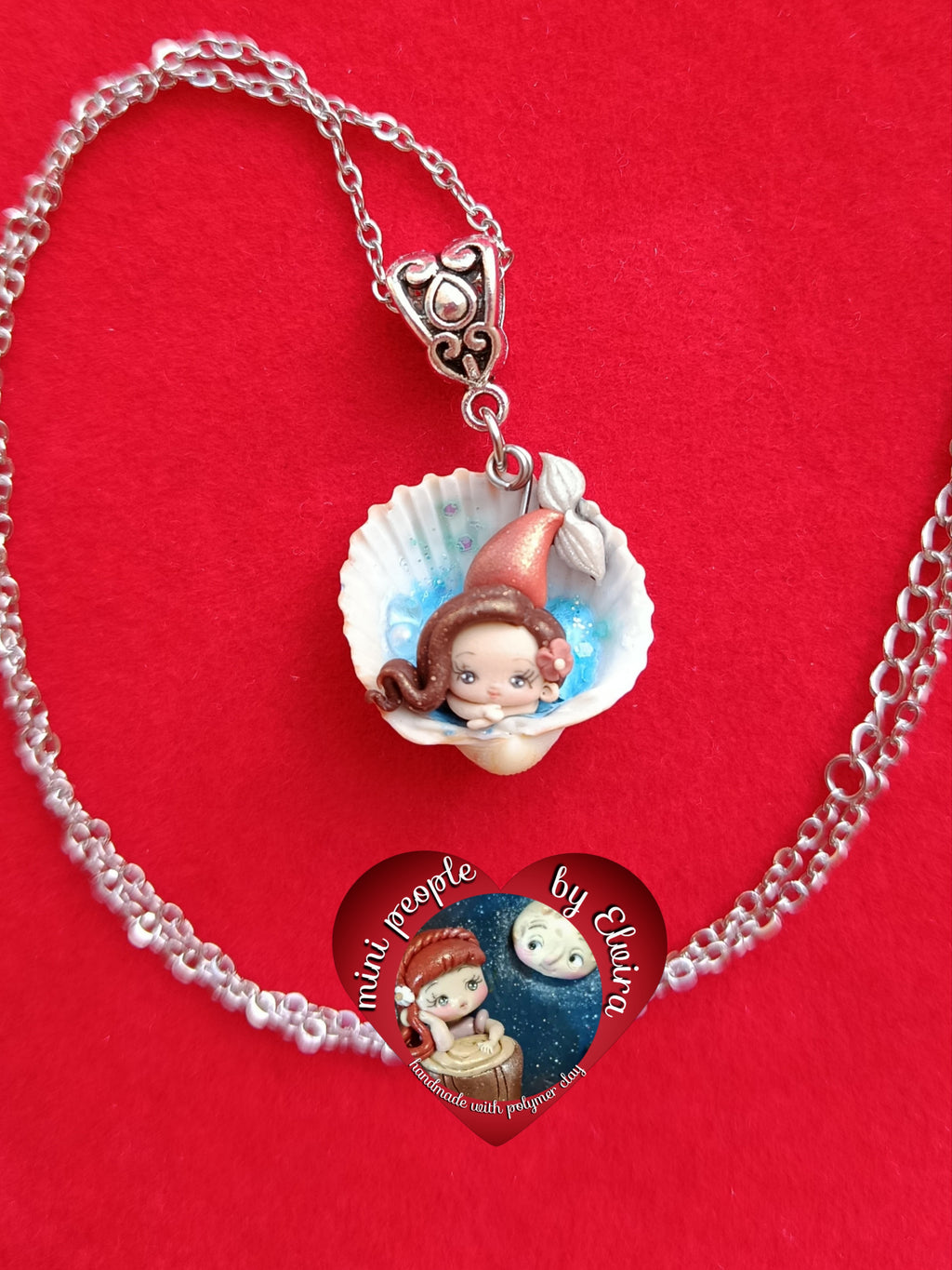 Collana sirena in conchiglia