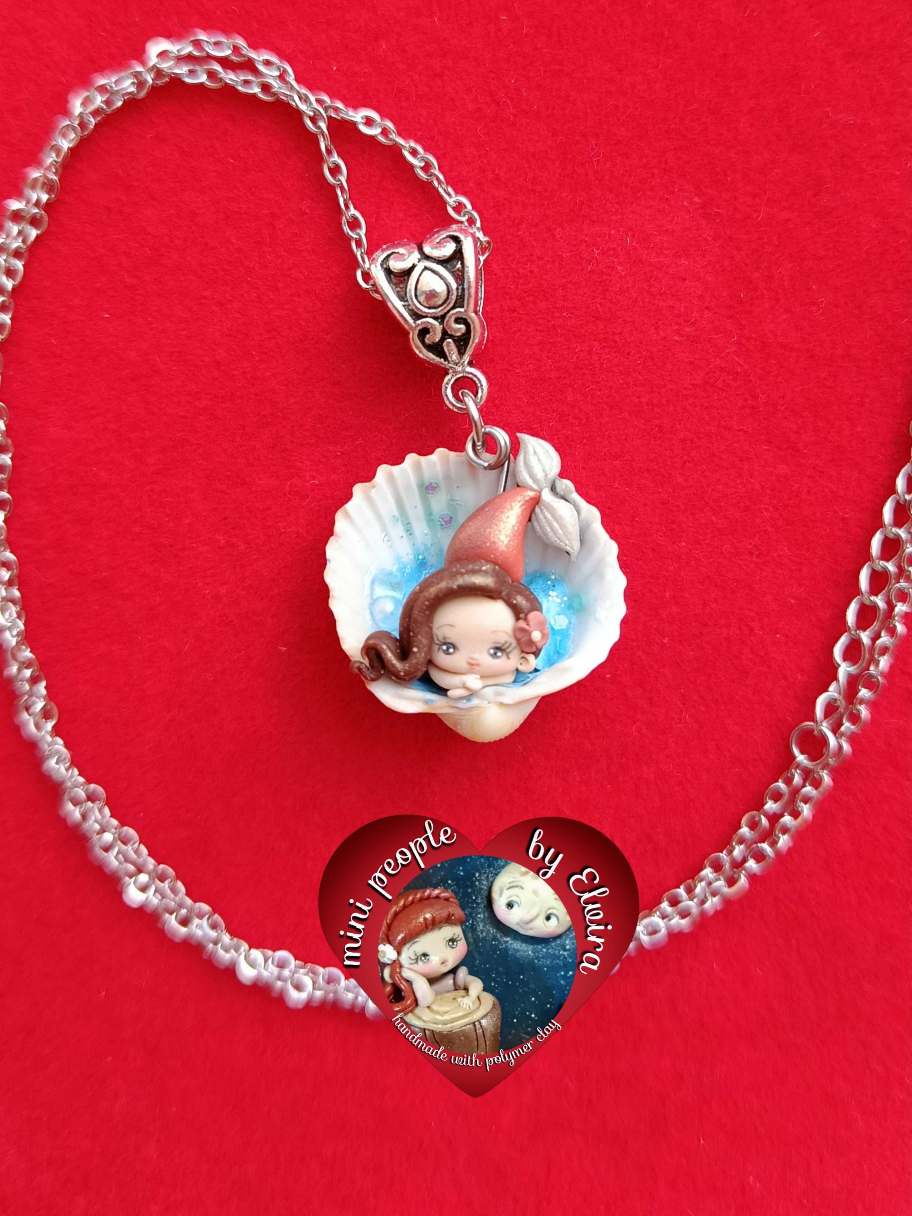 Collana sirena in conchiglia